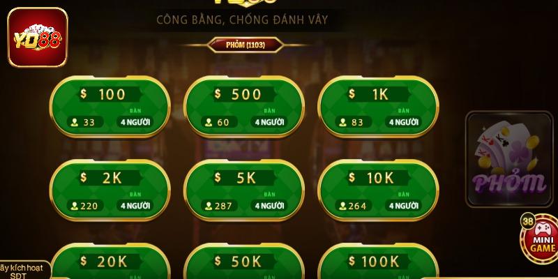 Khái quát vè bài phỏm Yo88