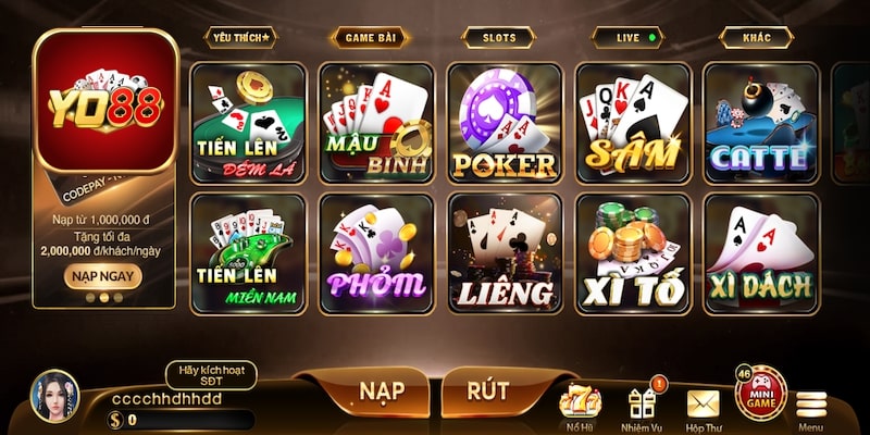 Trả lời các câu hỏi về cổng game Yo88